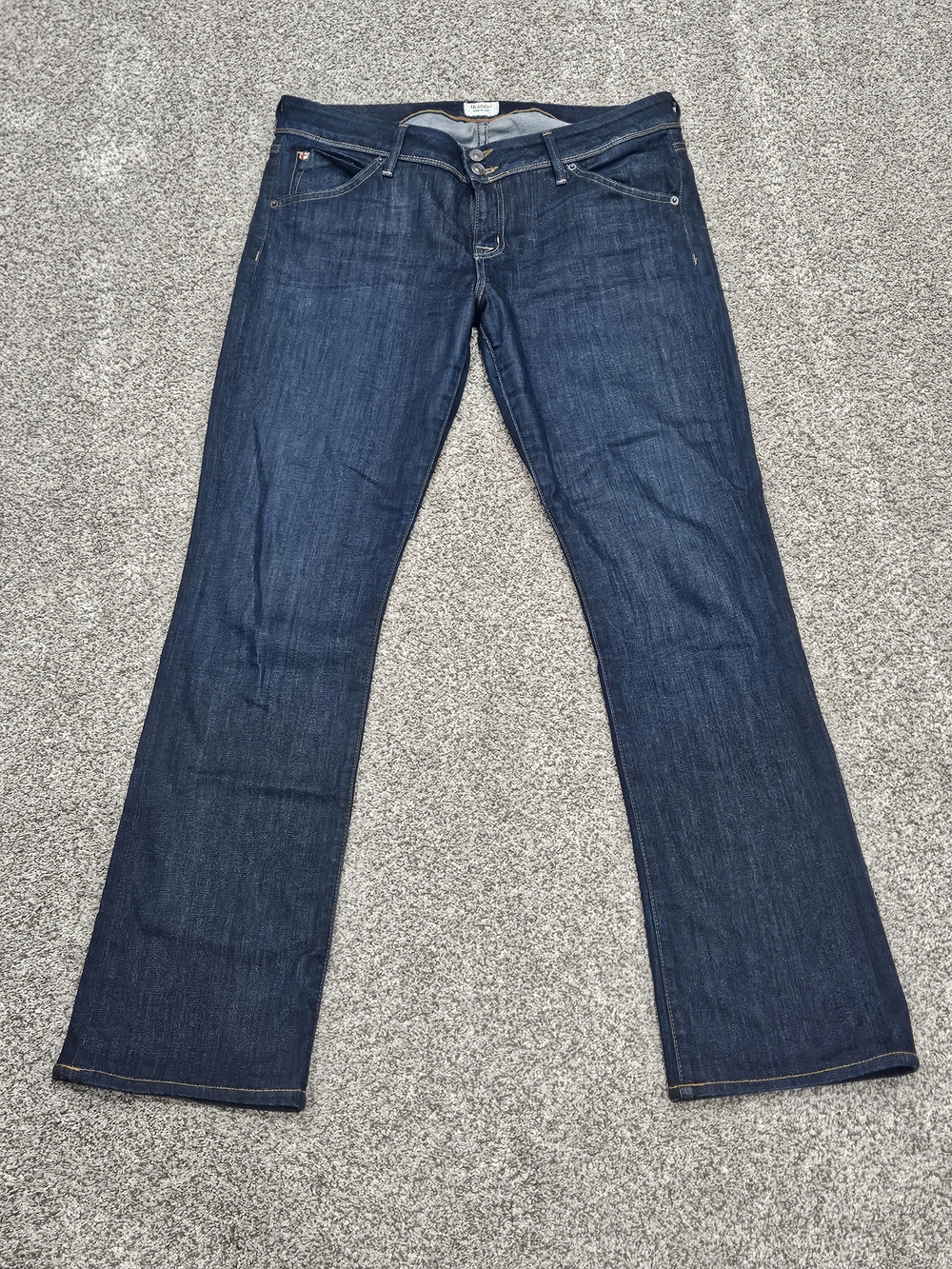 Hudson Jeans Dark Indigo Boot Cut Jeans Beth Baby Boot